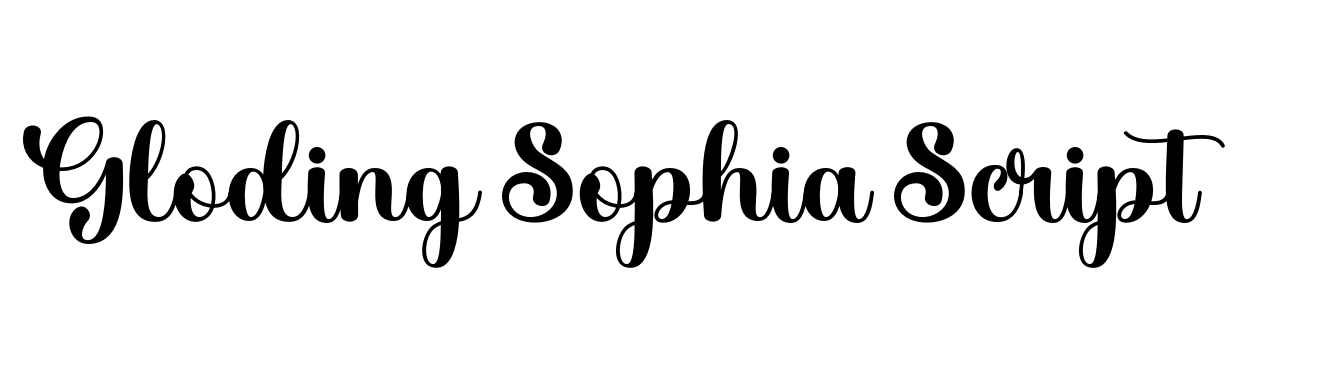Gloding Sophia Script